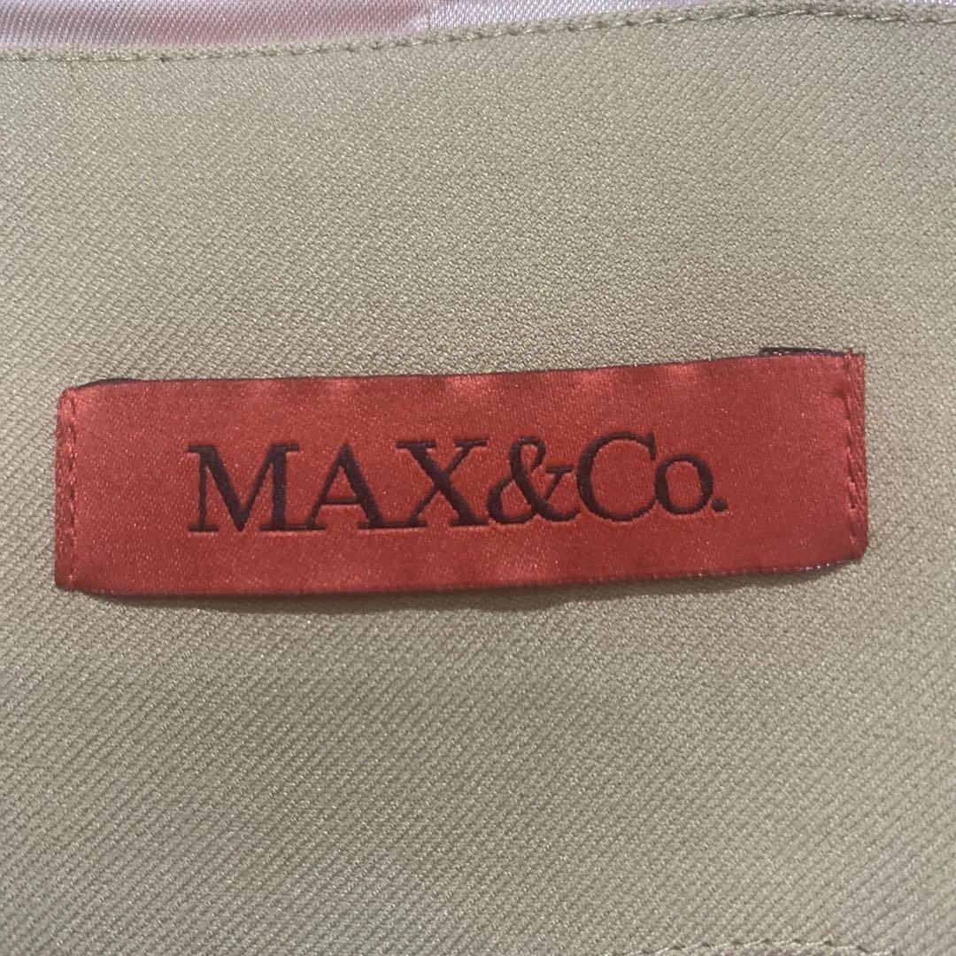 美品 MAX&Co ダブルテーラードジャケット 38 ベージュ ゆったり 春秋
