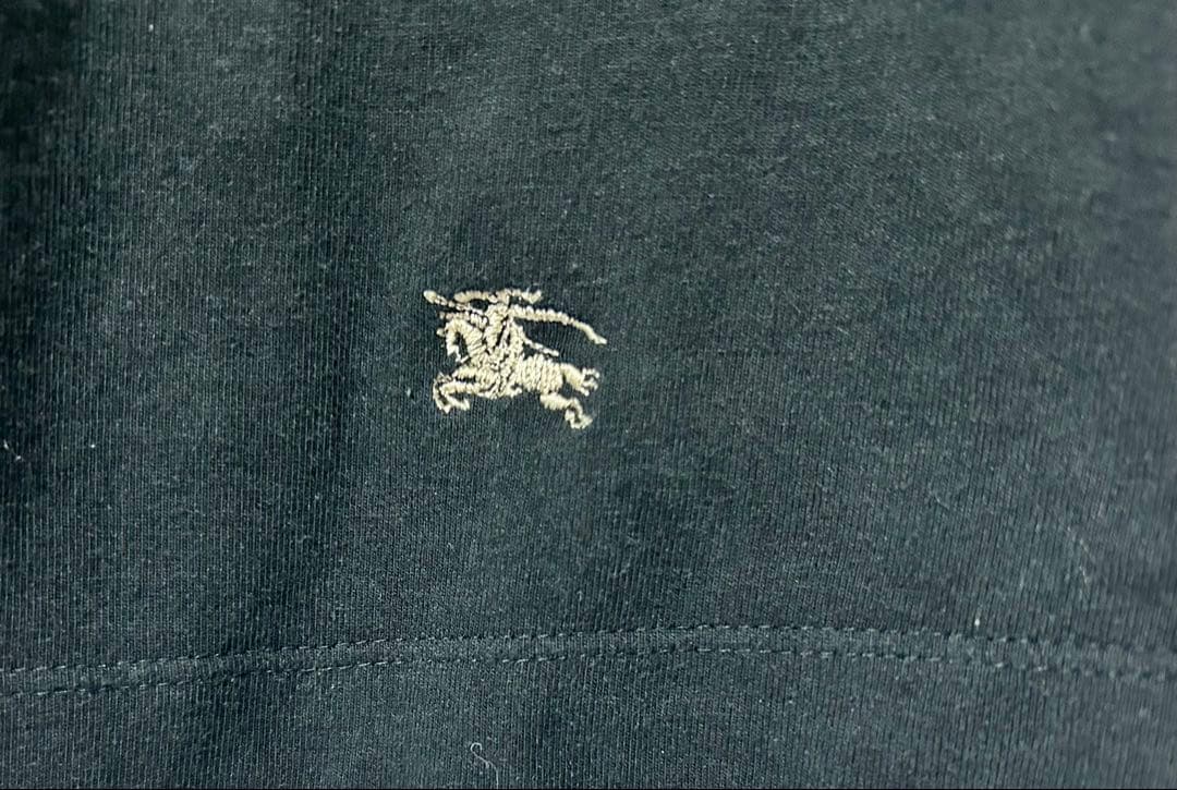Burberry ブラック ポロシャツ 半袖 レディース 匿名発送