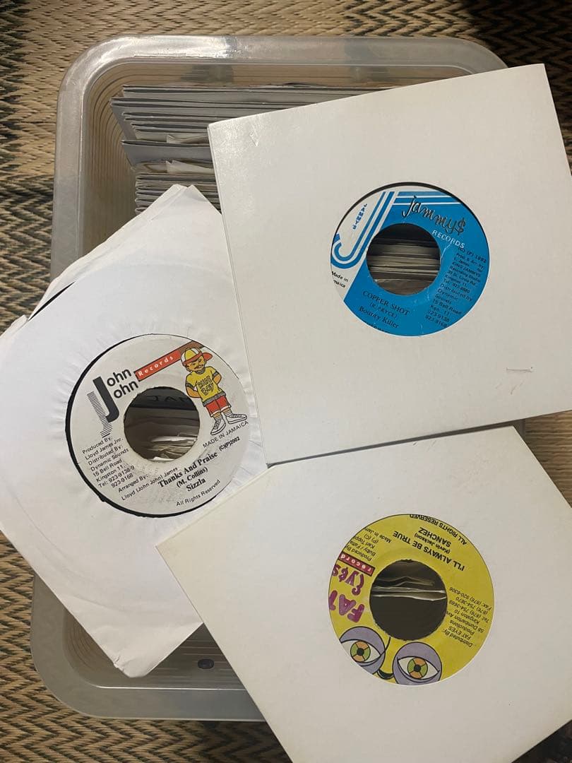 レゲエ　レコード　7インチ　レーベル　まとめ売り　100枚以上　④