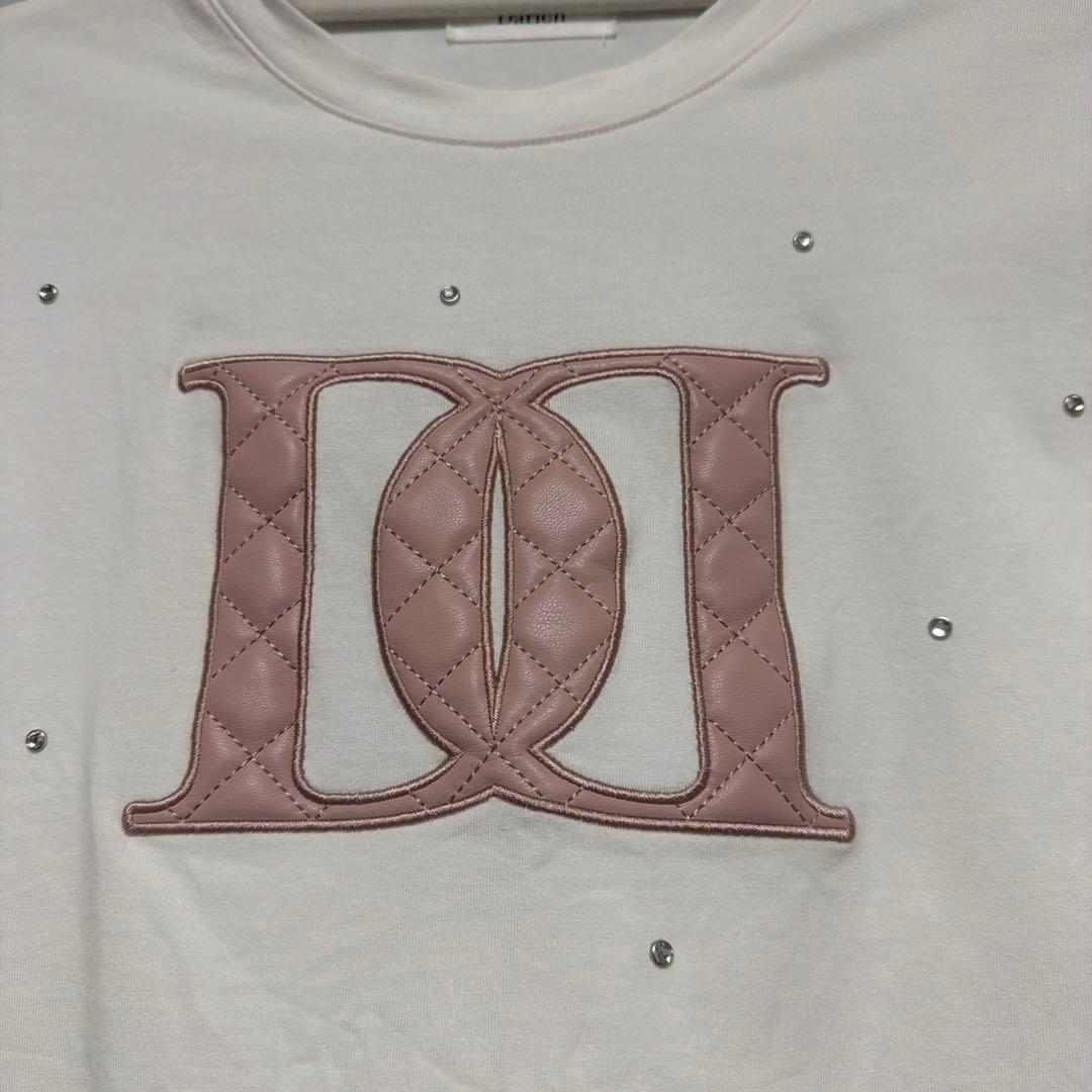 く*）様 Darich キルティングアップリケビジューTシャツ