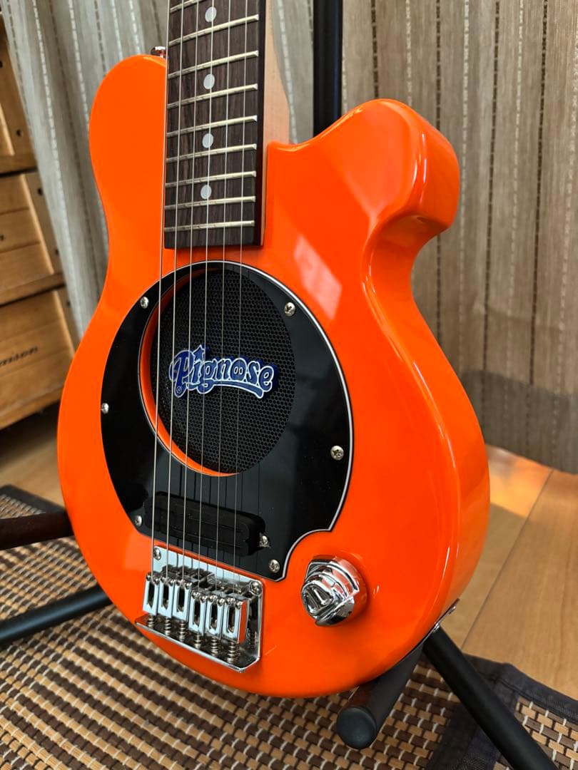 Pignose PGG-200 オレンジ アンプ内蔵ミニエレキギター