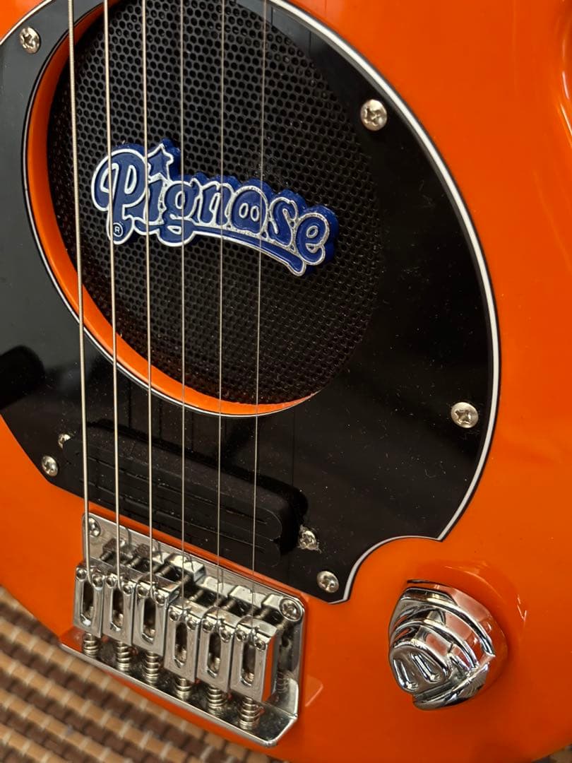 Pignose PGG-200 オレンジ アンプ内蔵ミニエレキギター