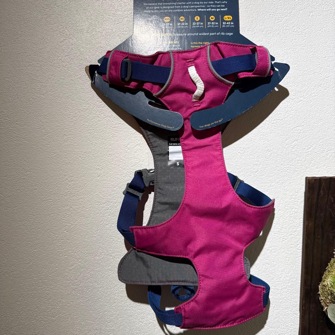 【Ruffwear】Alpenglow Pink Sハーネス