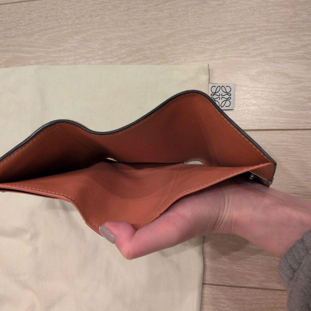 LOEWE 正規店クリーニング済み アナグラム バーティカルウォレット スモール