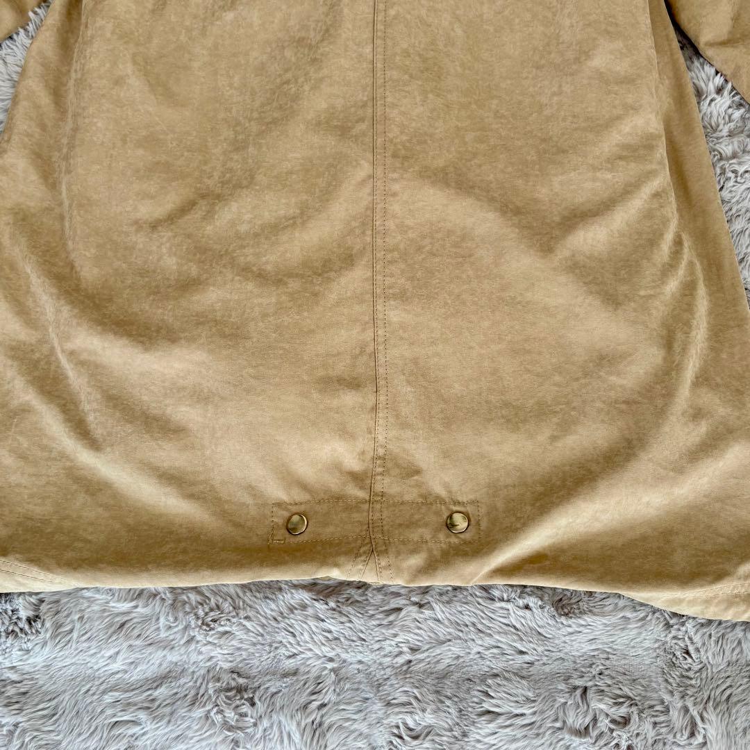LASUD MILITARY モッズコートロング ラビットファーライナー付き M