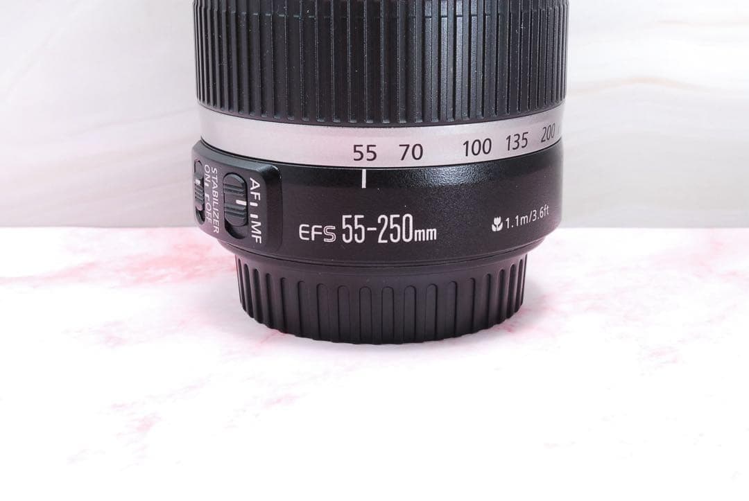 手ぶれ補正付き✨Canon EF-S 55-250mm IS✨望遠レンズ