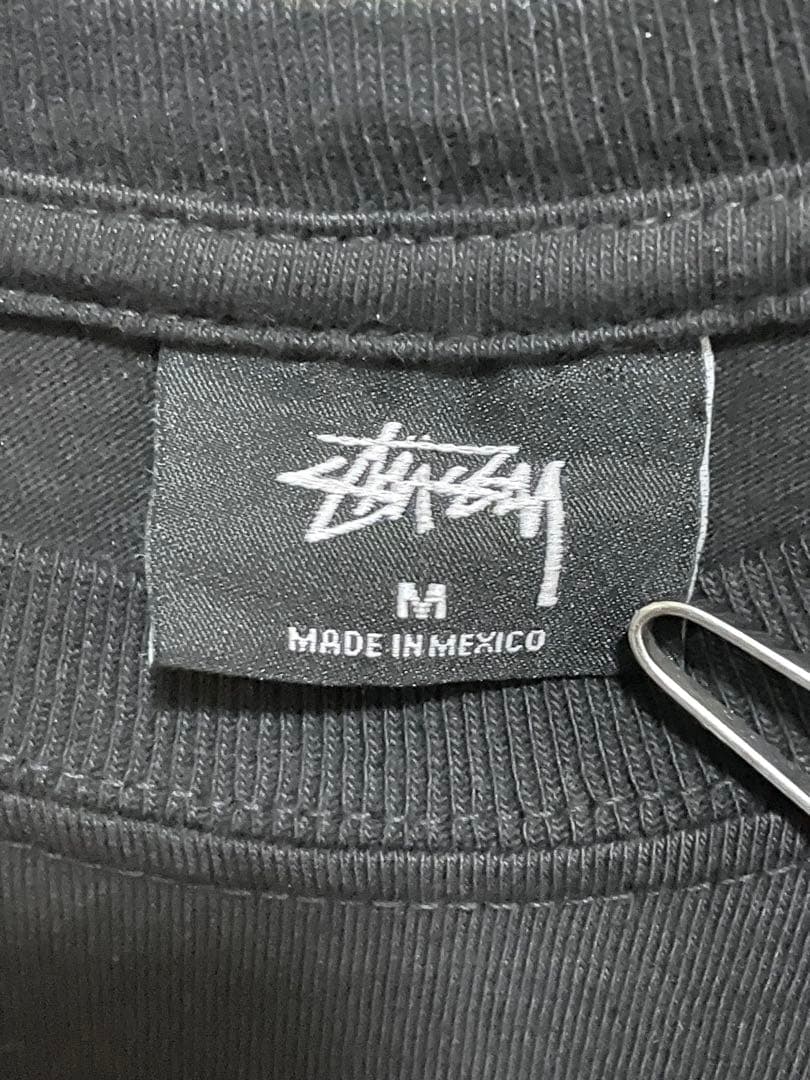 STUSSY スカル フラワー Tシャツ ブラック Smokin Skull