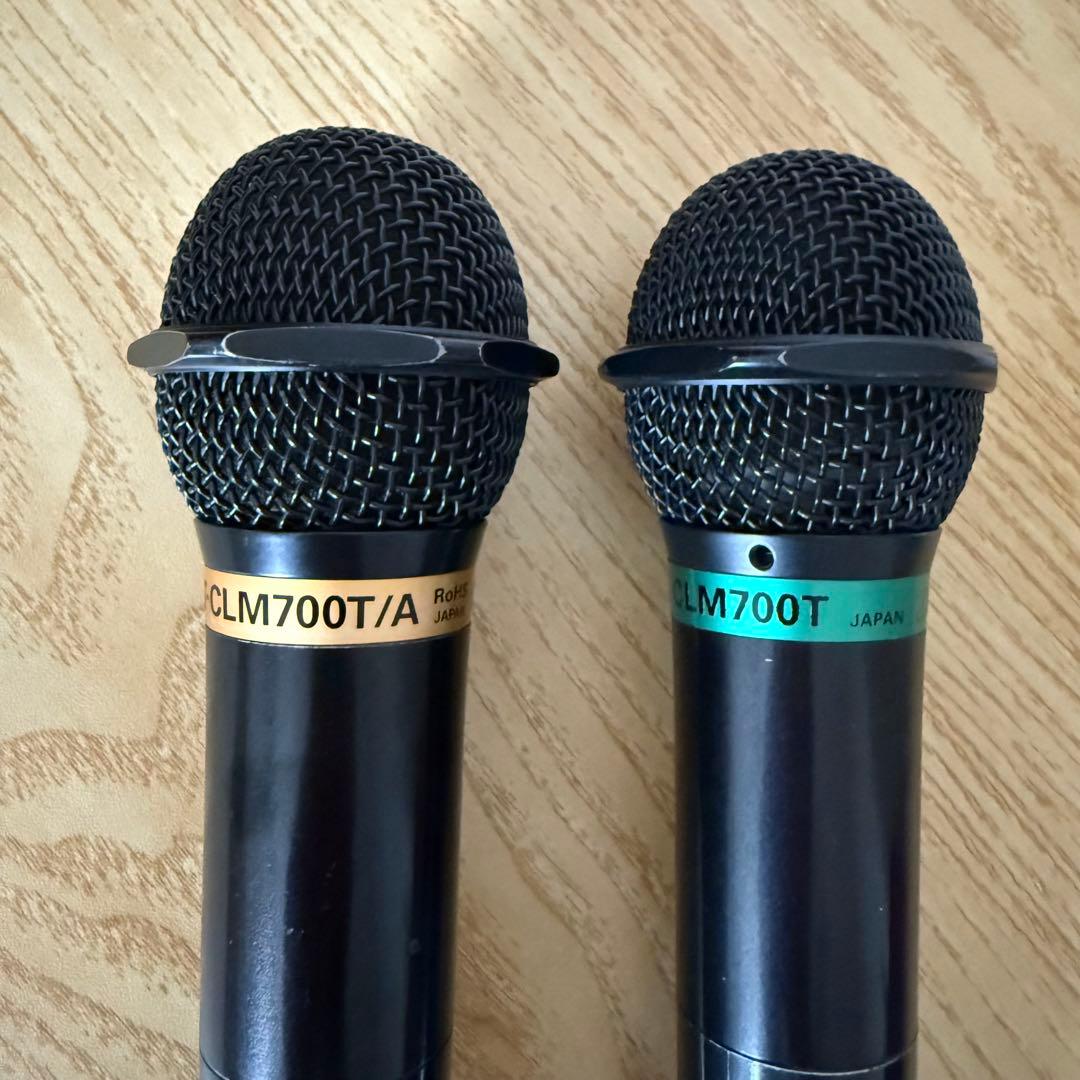 audio-technica ワイヤレスマイクAT-CLM700TX ２本セット