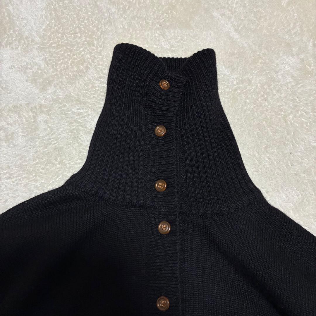 【希少/アーカイブ】ヴィヴィアン オリゾンティ期 カーディガン 黒 オーブ刺繍