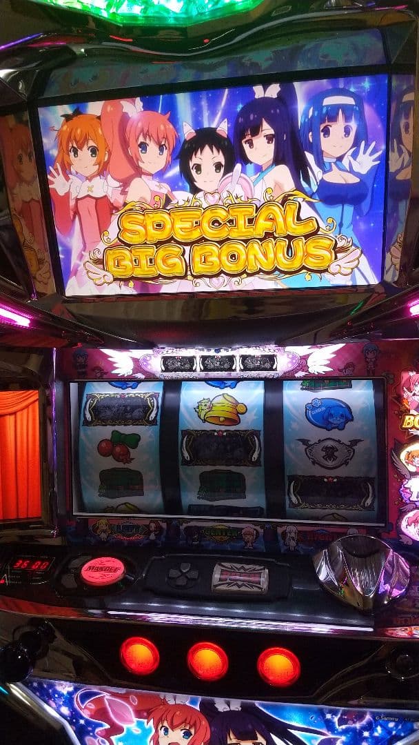 パチスロ実機　5号機　ツインエンジェルBREAK　スロット　不要機付き
