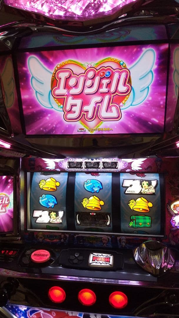 パチスロ実機　5号機　ツインエンジェルBREAK　スロット　不要機付き
