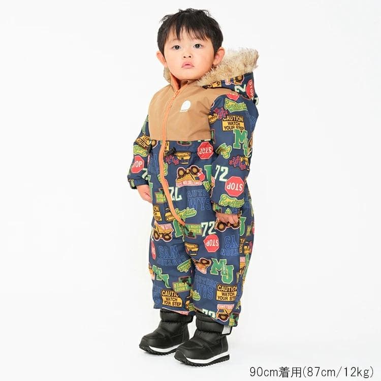 Hann　新品95 働く車スノーコンビ・スキーウェア ジャンプスーツ