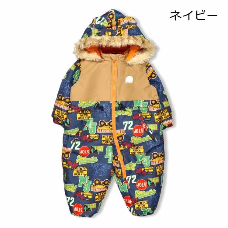 Hann　新品95 働く車スノーコンビ・スキーウェア ジャンプスーツ
