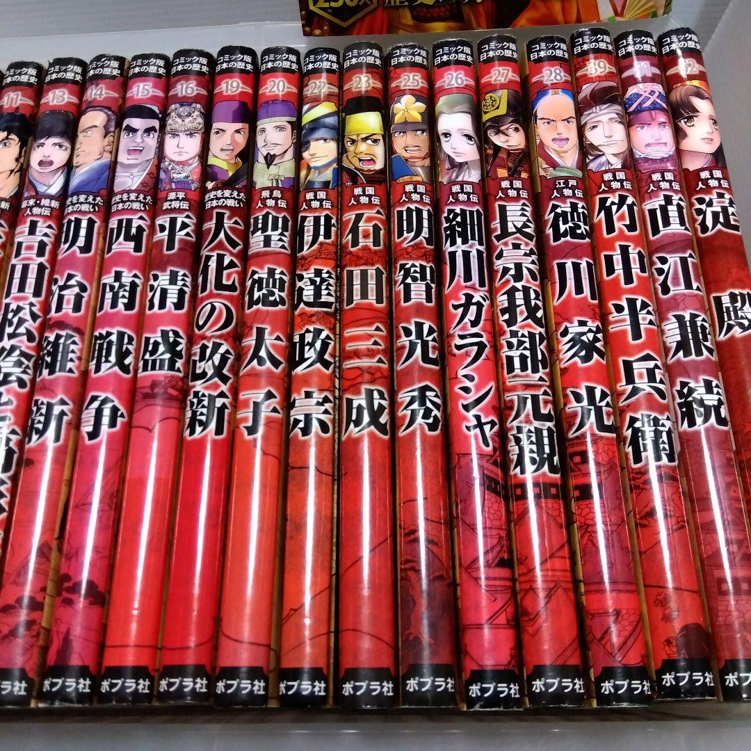 コミック版 日本の歴史 21冊 超ビジュアル歴史人物大事典
