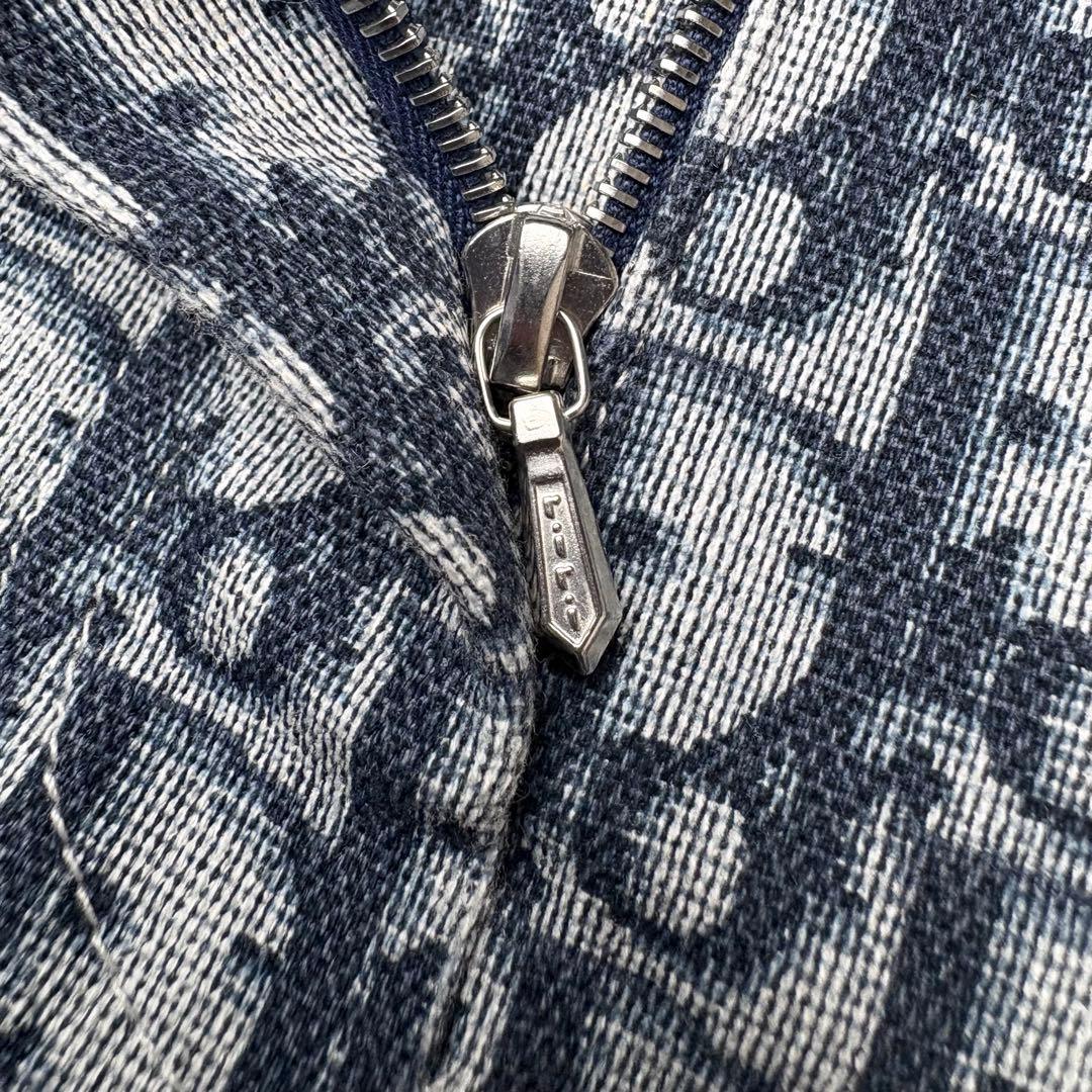 Christian Dior トロッター柄 コットンデニムパンツ バックプリント