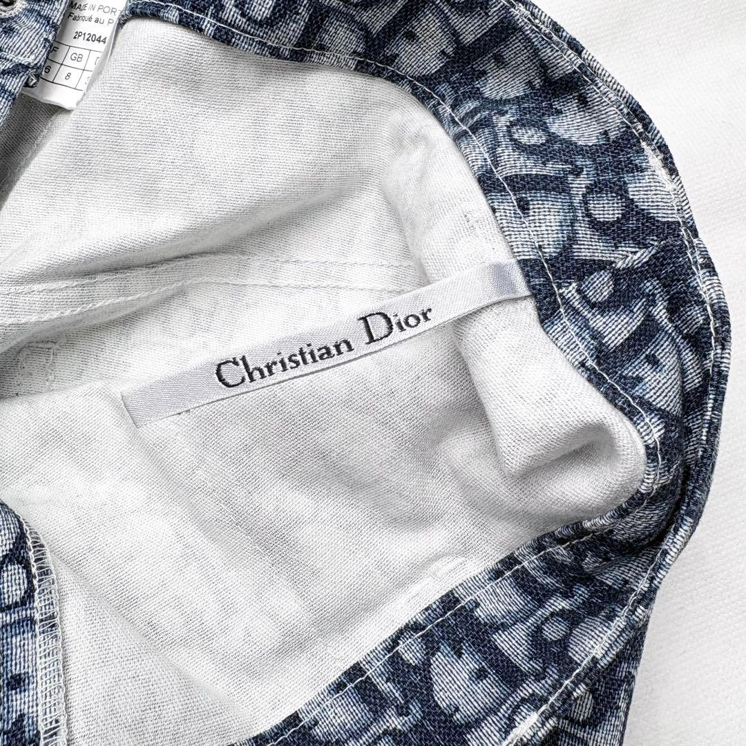 Christian Dior トロッター柄 コットンデニムパンツ バックプリント