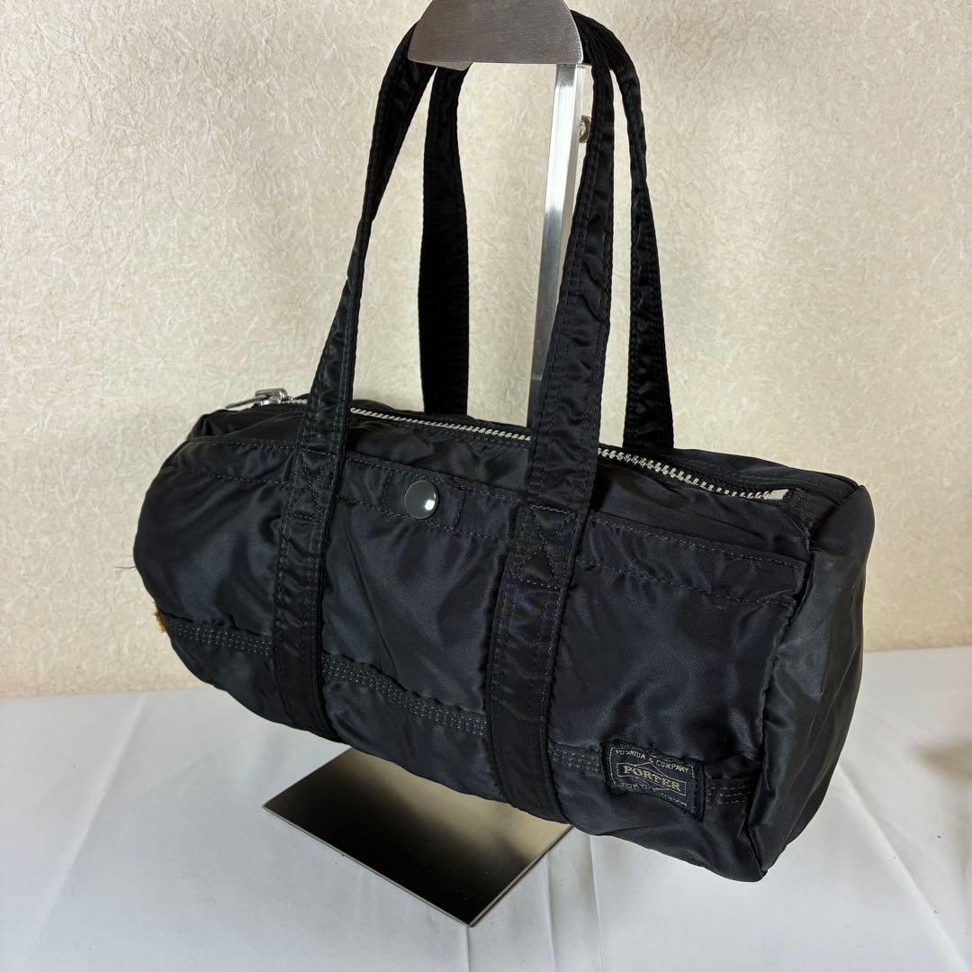 [極美品]PORTER タンカー ドラムバック ミニボストン ナイロン s
