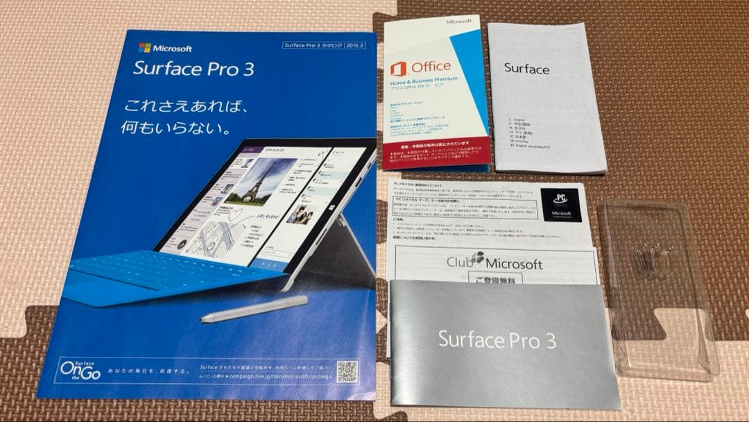ス　Microsoft Surface Pro3 本体 新品キーボード付き