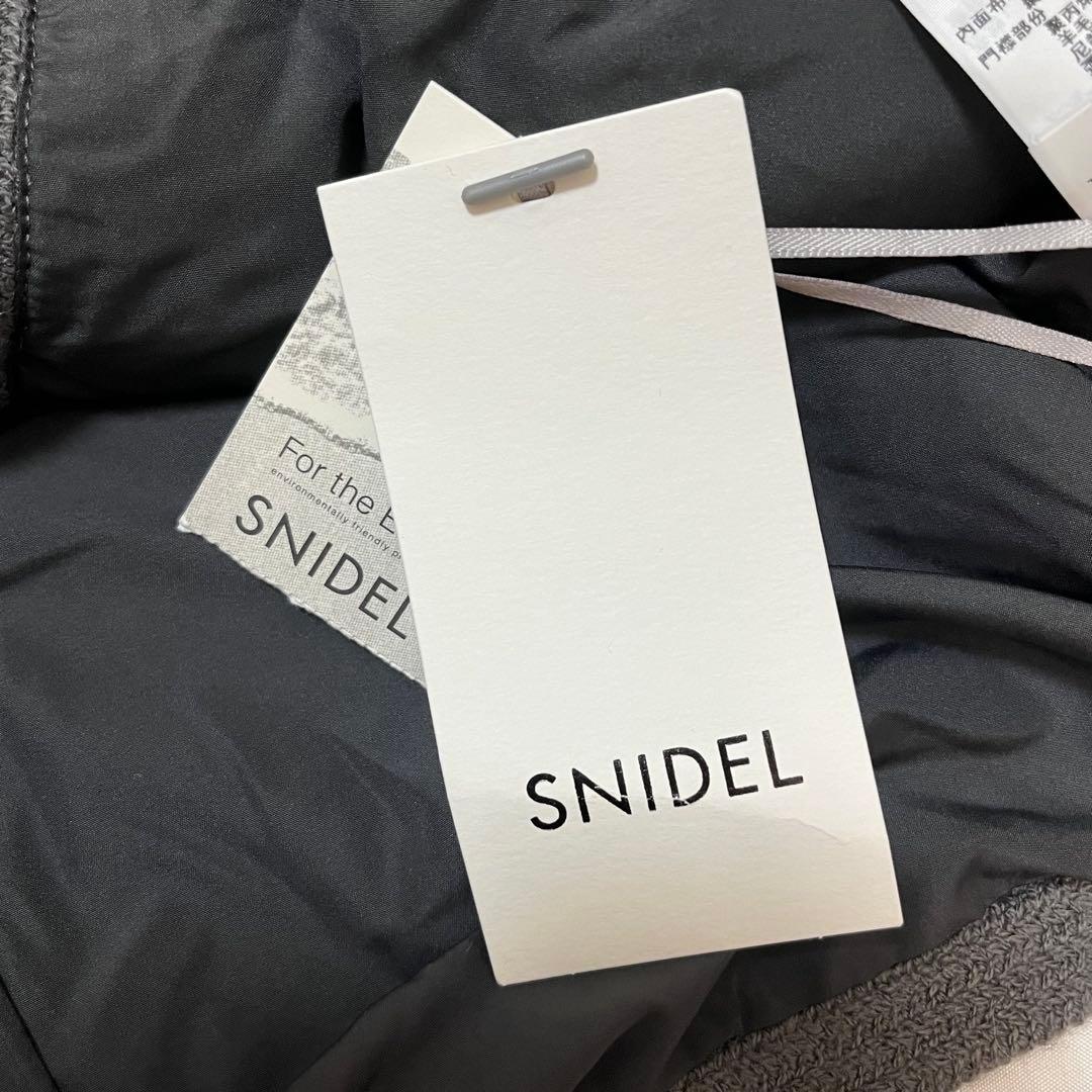 新品タグ付き スナイデル snidel ファーライクニットジャケット