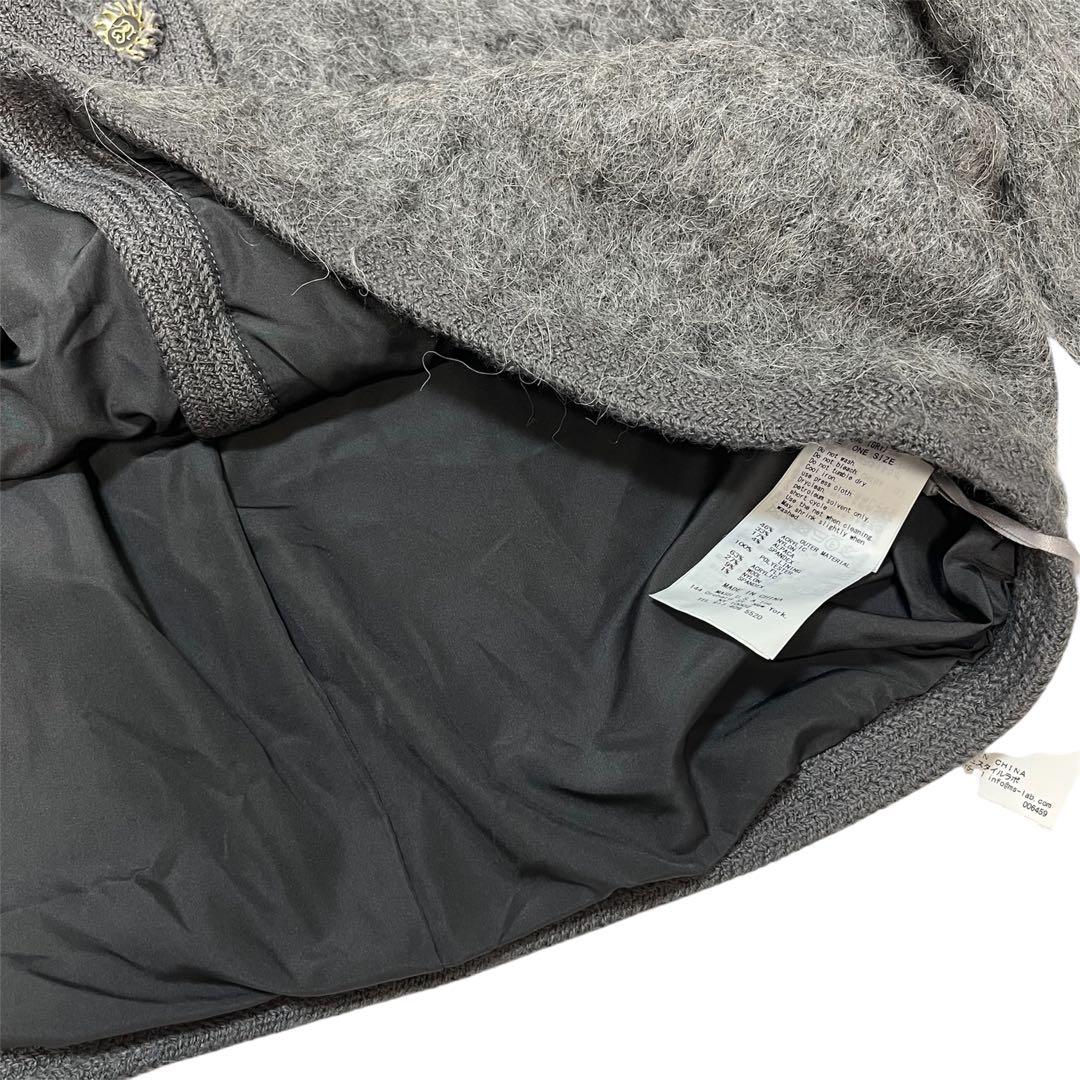 新品タグ付き スナイデル snidel ファーライクニットジャケット
