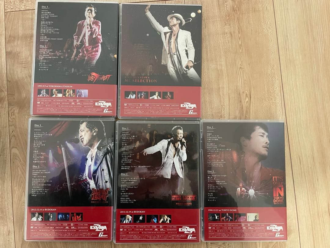 矢沢永吉　DVD5枚組