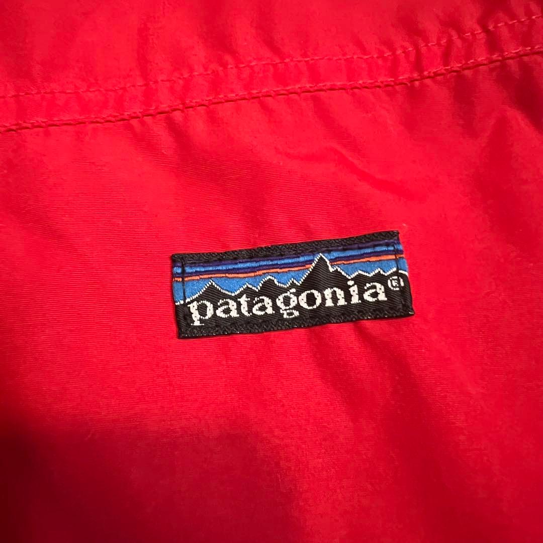 80s Patagonia パタゴニア シェルドシンチラベスト 赤 ヴィンテージ