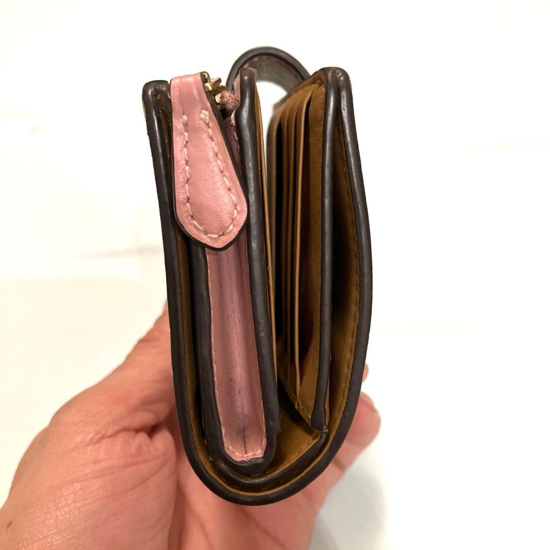 Coach 花柄 二つ折り財布