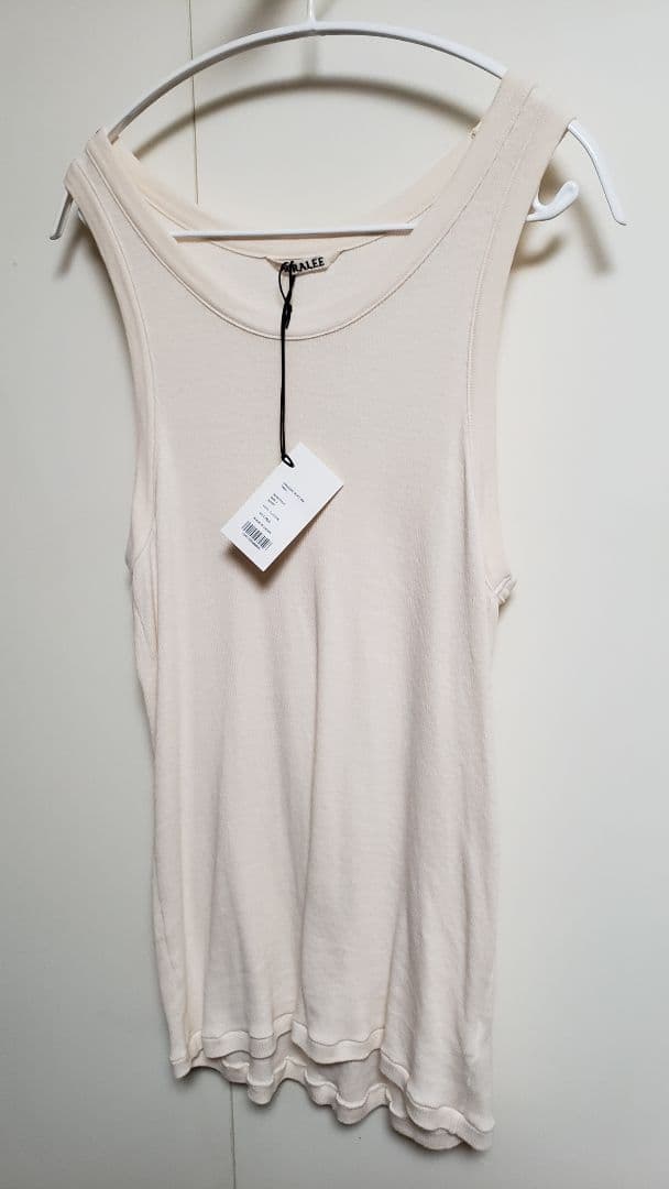 美品 24SS AURALEE ORGANIC SOFT RIB TANK 4