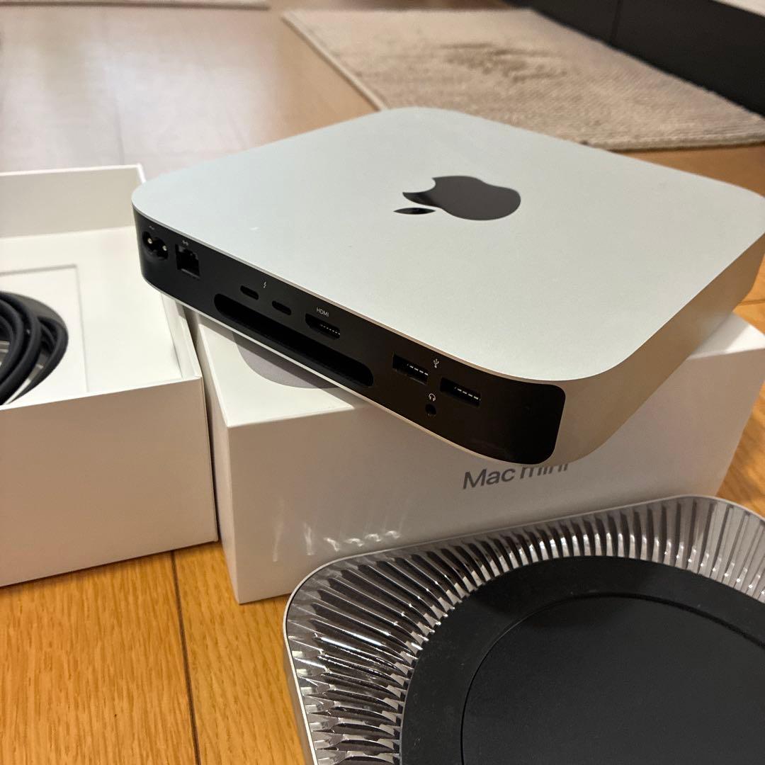 Apple Mac mini シルバー 本体とキーボード ドック ケーブルセット
