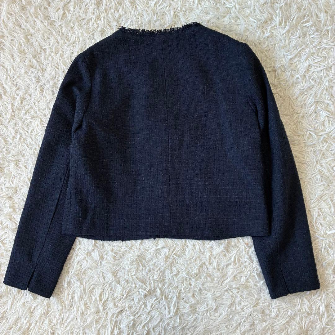 新品タグ付き grove 25SS ツイードコンパクトジャケット