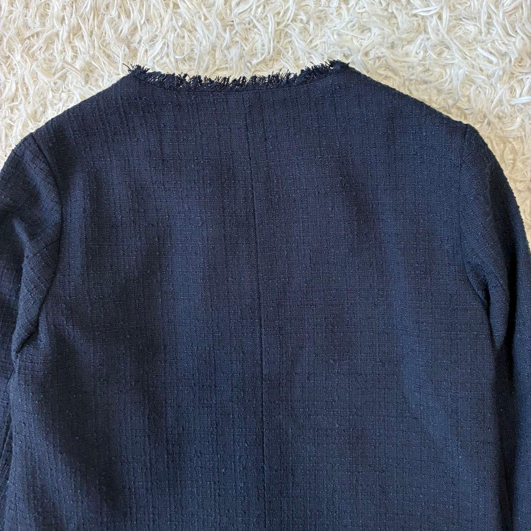 新品タグ付き grove 25SS ツイードコンパクトジャケット