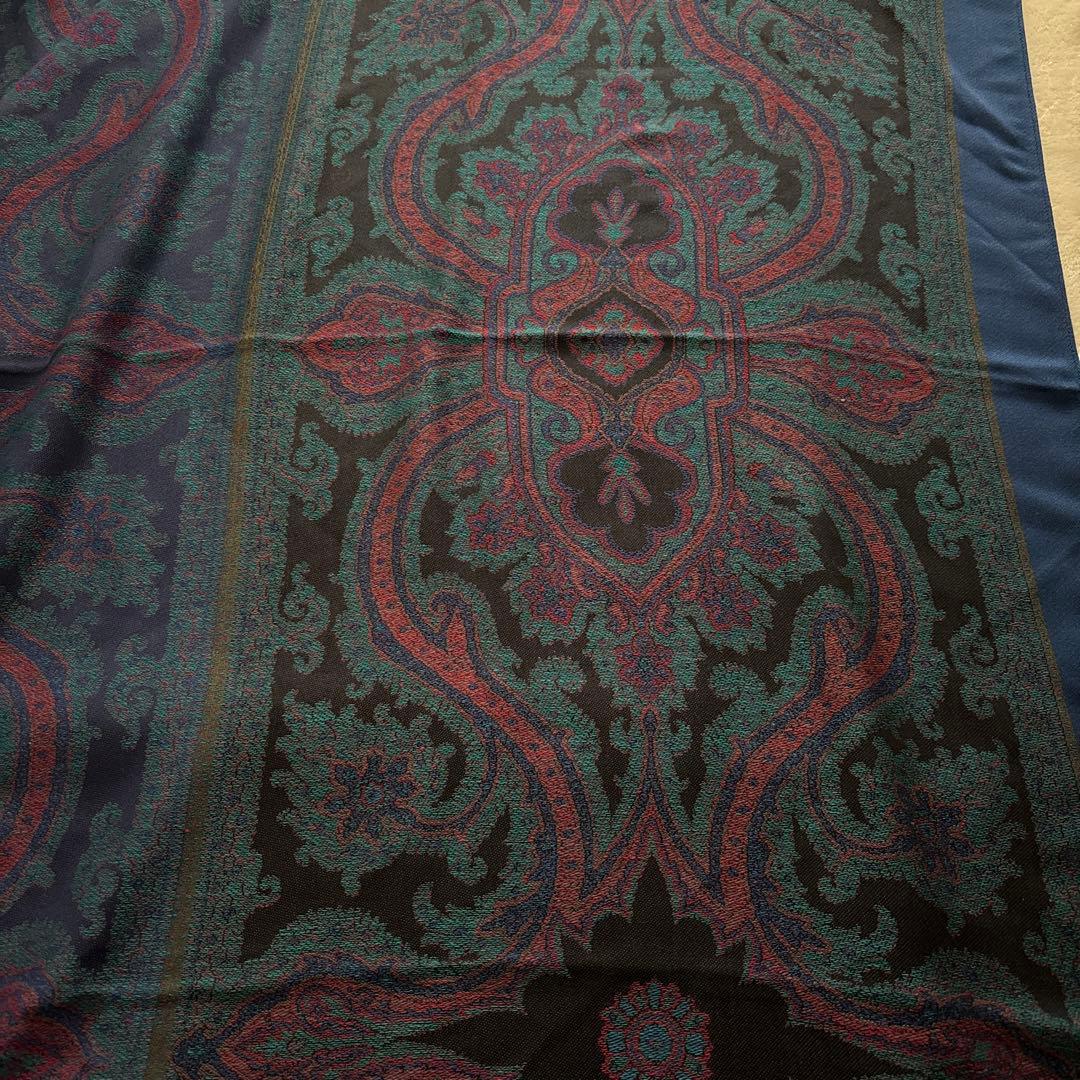 Yves Saint Laurent ストール シルク混 超大判