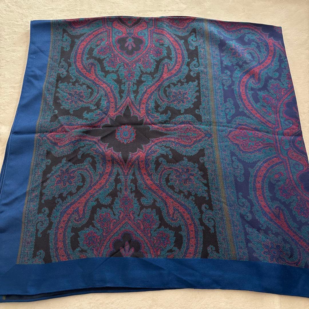 Yves Saint Laurent ストール シルク混 超大判