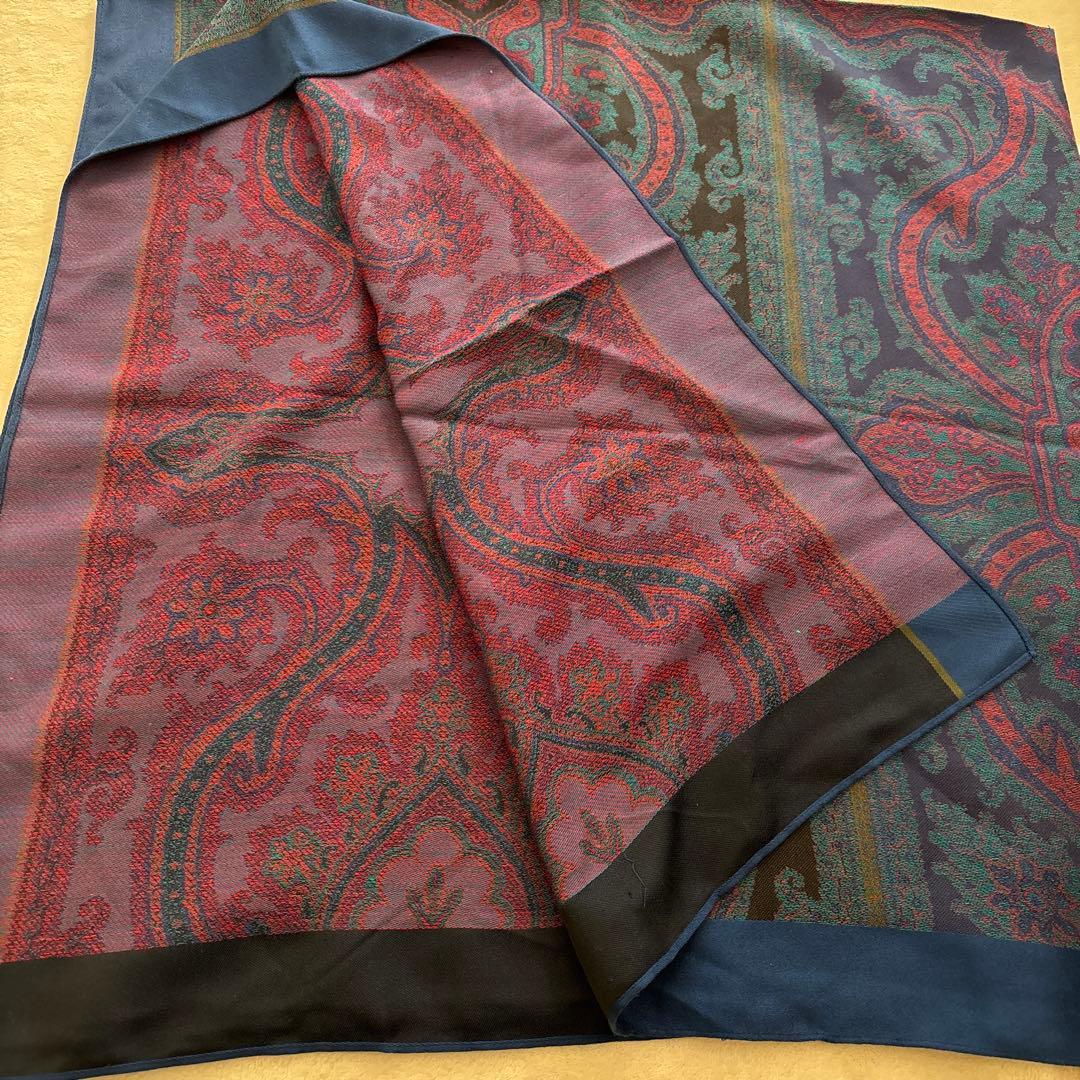 Yves Saint Laurent ストール シルク混 超大判