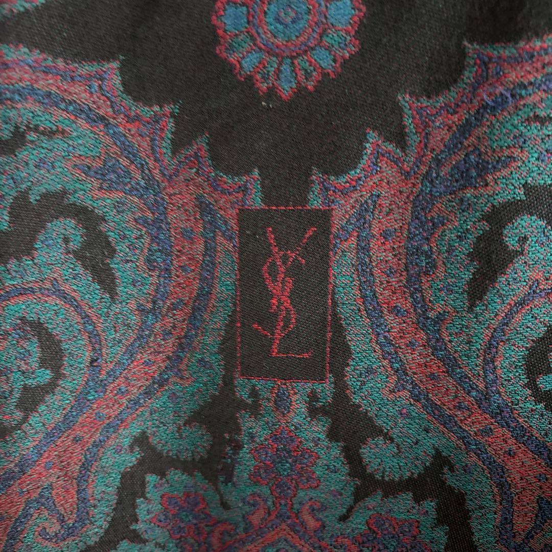 Yves Saint Laurent ストール シルク混 超大判
