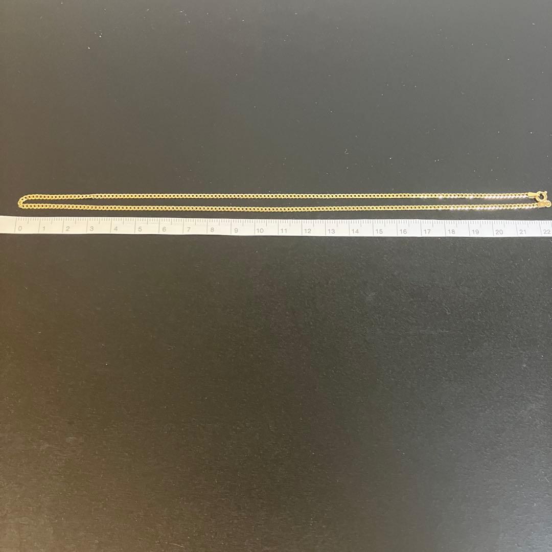 Avalanche 10K YG キューバンリンク チェーン 2mm 45cm