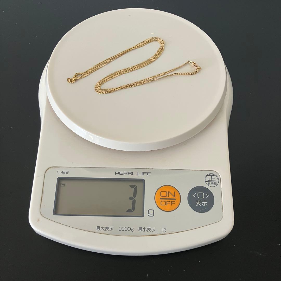 Avalanche 10K YG キューバンリンク チェーン 2mm 45cm