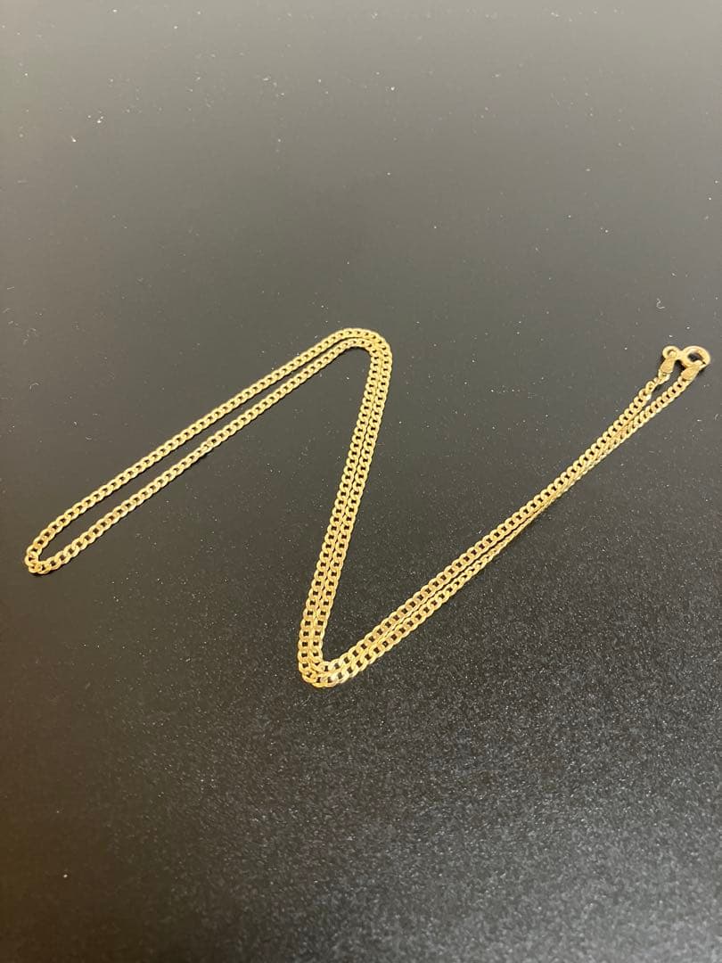 Avalanche 10K YG キューバンリンク チェーン 2mm 45cm