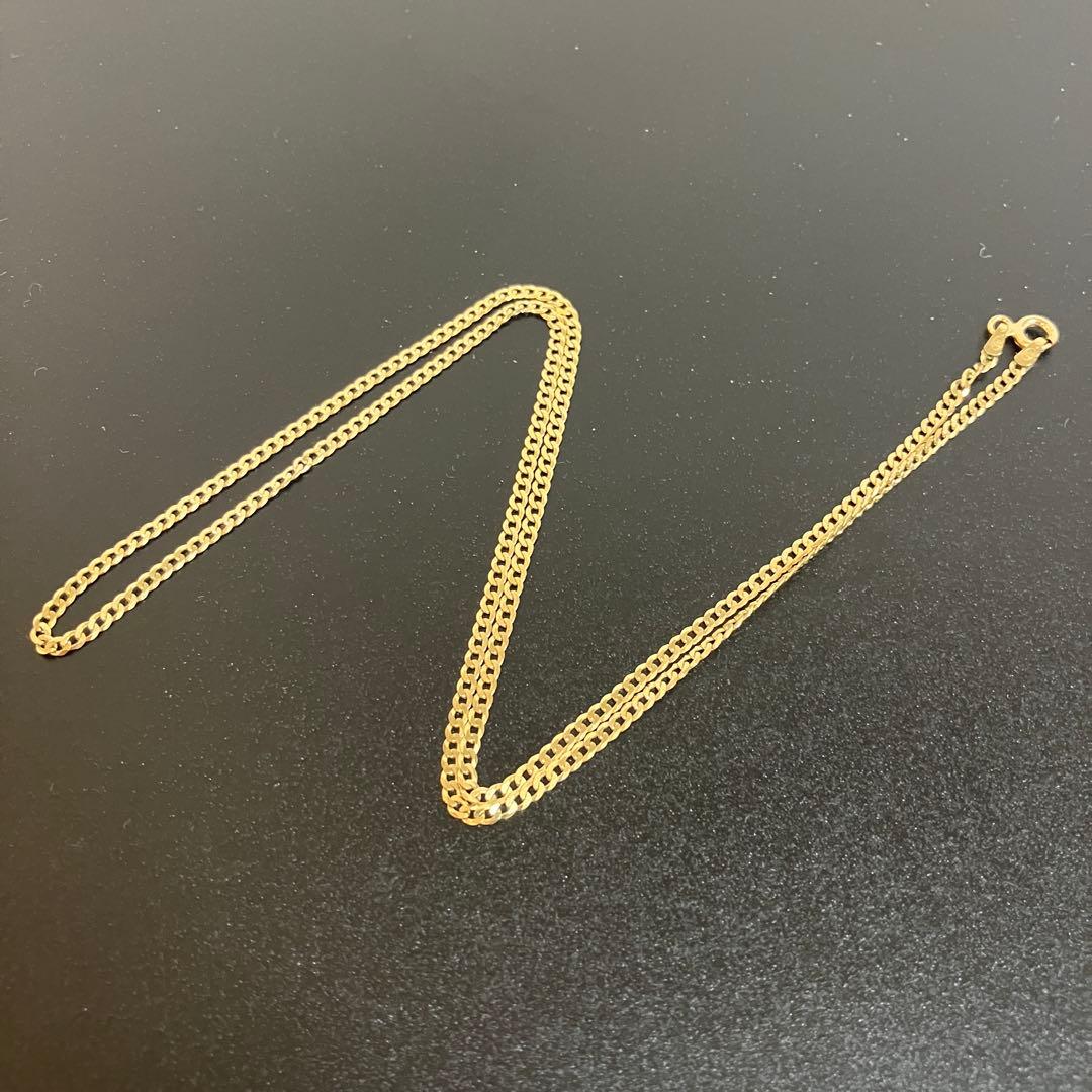 Avalanche 10K YG キューバンリンク チェーン 2mm 45cm
