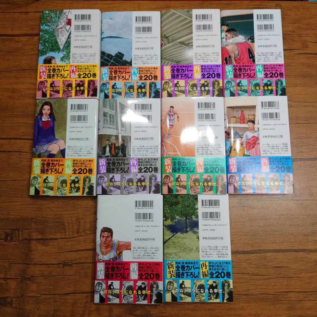 美品 SLAM DUNK 新装再編版 1〜20巻全巻セット井上雄彦 スラムダンク