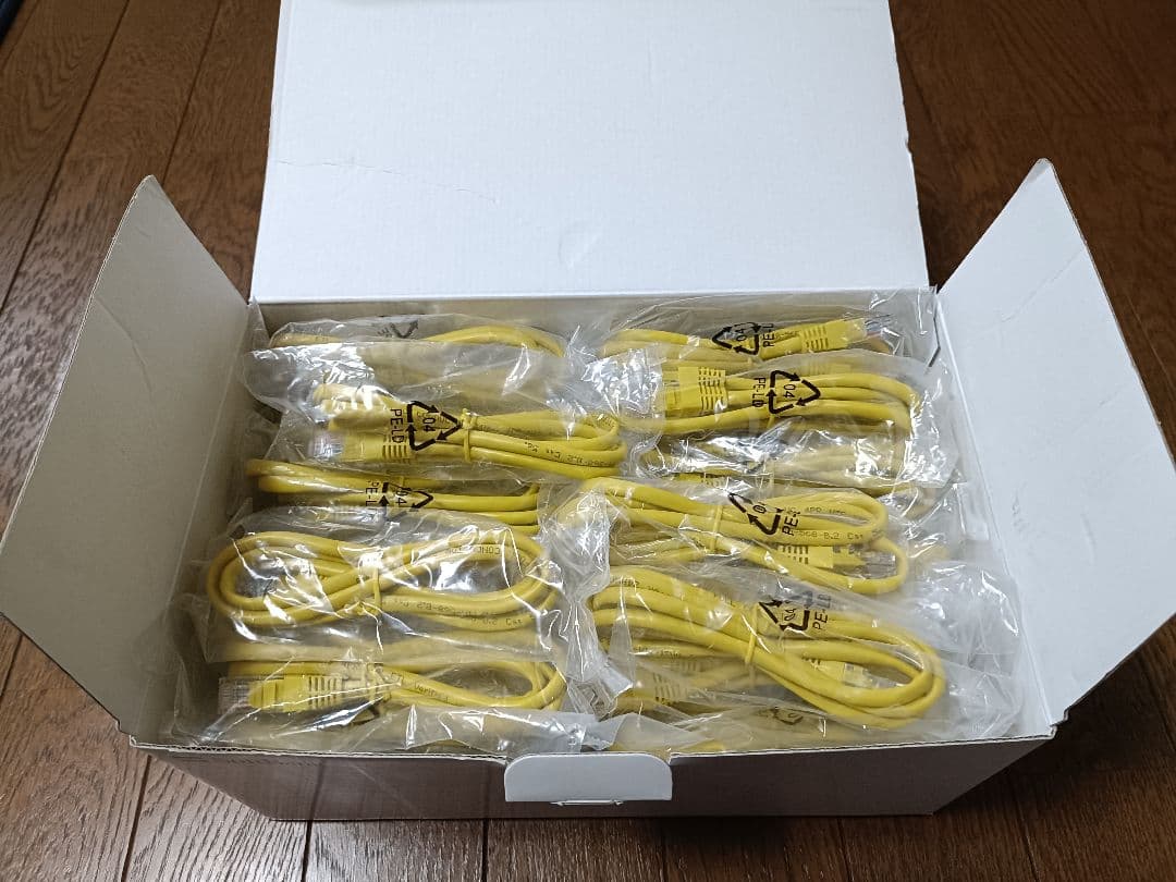 【未使用格安】LANケーブル1m 50本まとめ売り