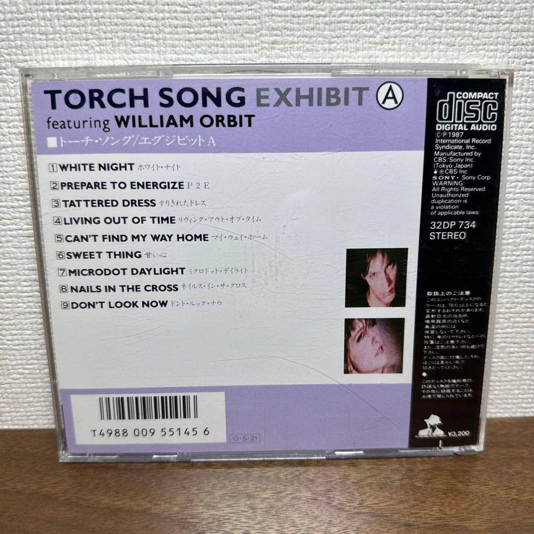 激レア！日本盤CD「Exhibit A」TorchSong ウィリアムオービット