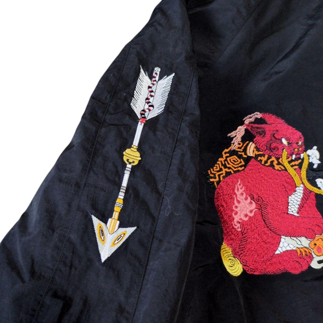 【完売品/入手困難】グラニフ × 石黒亜矢子 阿吽猫破魔矢ブルゾン　刺繍　コラボ