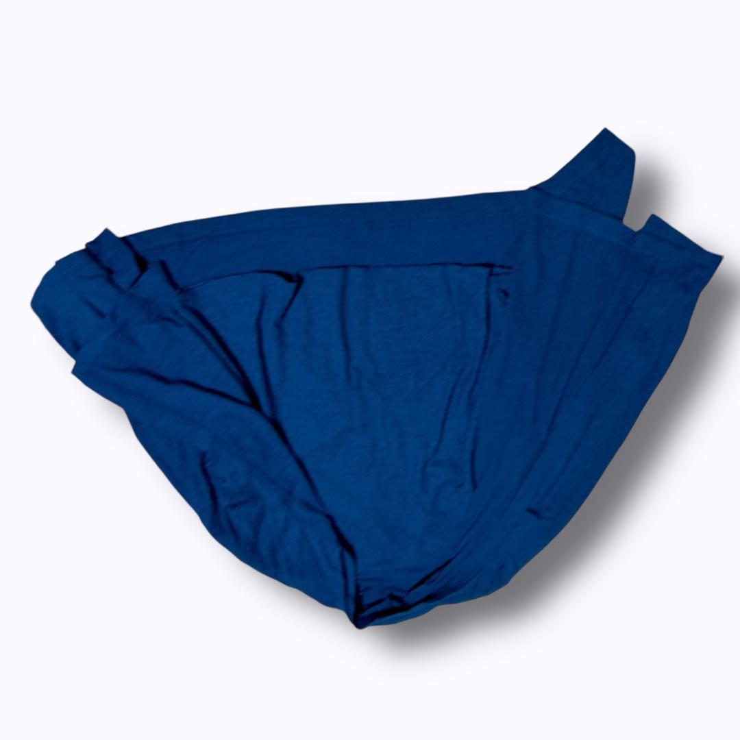 ISSEY MIYAKE ブルー 変形　アンサンプルトップス 日本　　伸縮