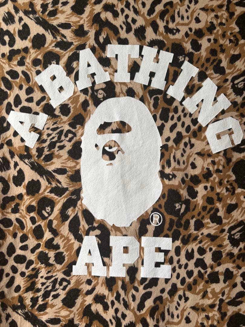 BAPE A BATHING APE レオパード Tシャツ Mサイズ