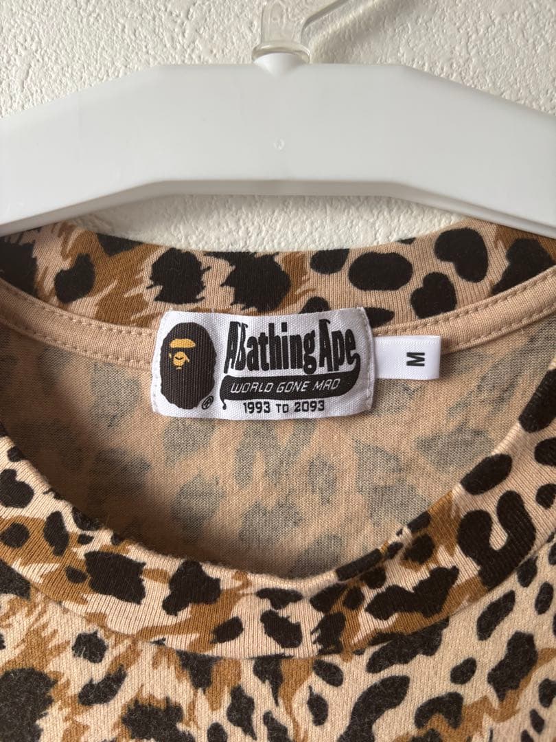 BAPE A BATHING APE レオパード Tシャツ Mサイズ