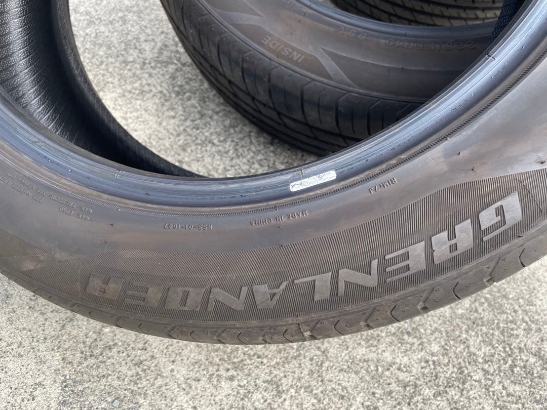 ノーマルタイヤ 19インチ 225/55R19 グリンランダー るる様