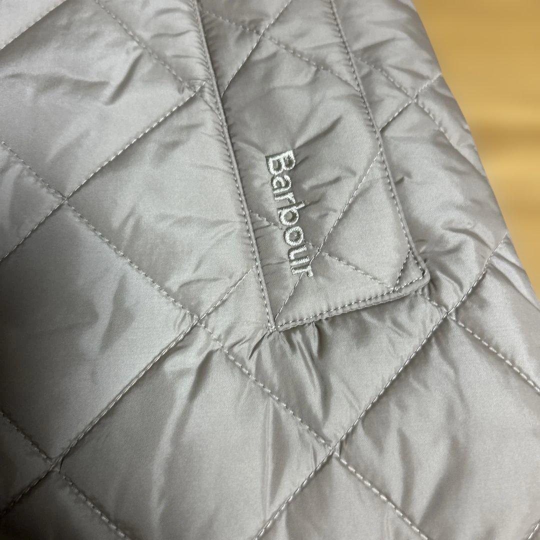 Barbour キルティングスカート ベージュ