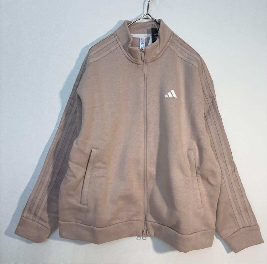 専用様　新品adidas ゴルフ　スウェット裏起毛セットアップ くすみピンク