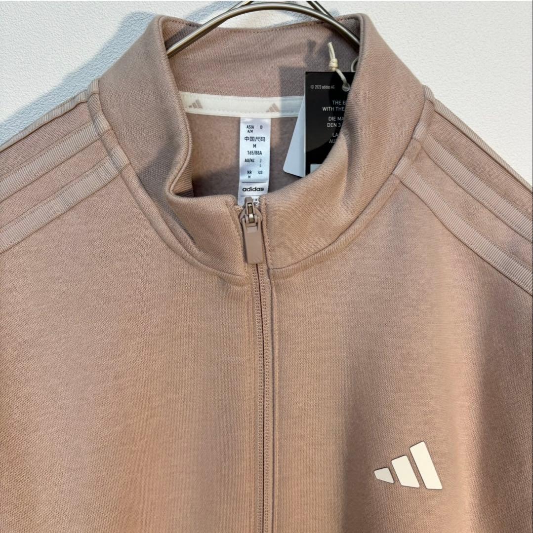 専用様　新品adidas ゴルフ　スウェット裏起毛セットアップ くすみピンク